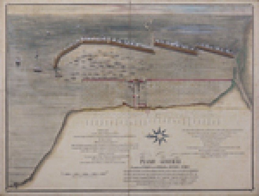 Plano general y fórmula del puerto de la ciudad de Buenos Ayres, 1854.